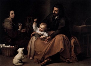 The Holy Family with St Catherine